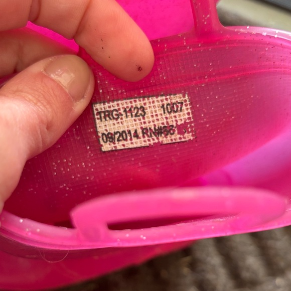 Bright Pink Rain Boots - Picture 3 of 6